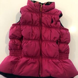 Girl's Polo Ralph Lauren Reversible Puffer Vest